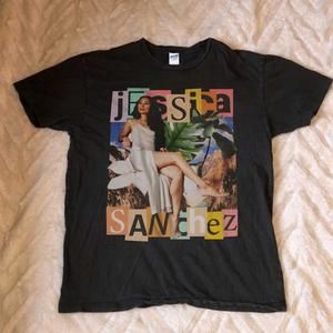 Jessica Sanchez Unisex Black T-Shirt, Graphics Unisex Retro T-Shirt